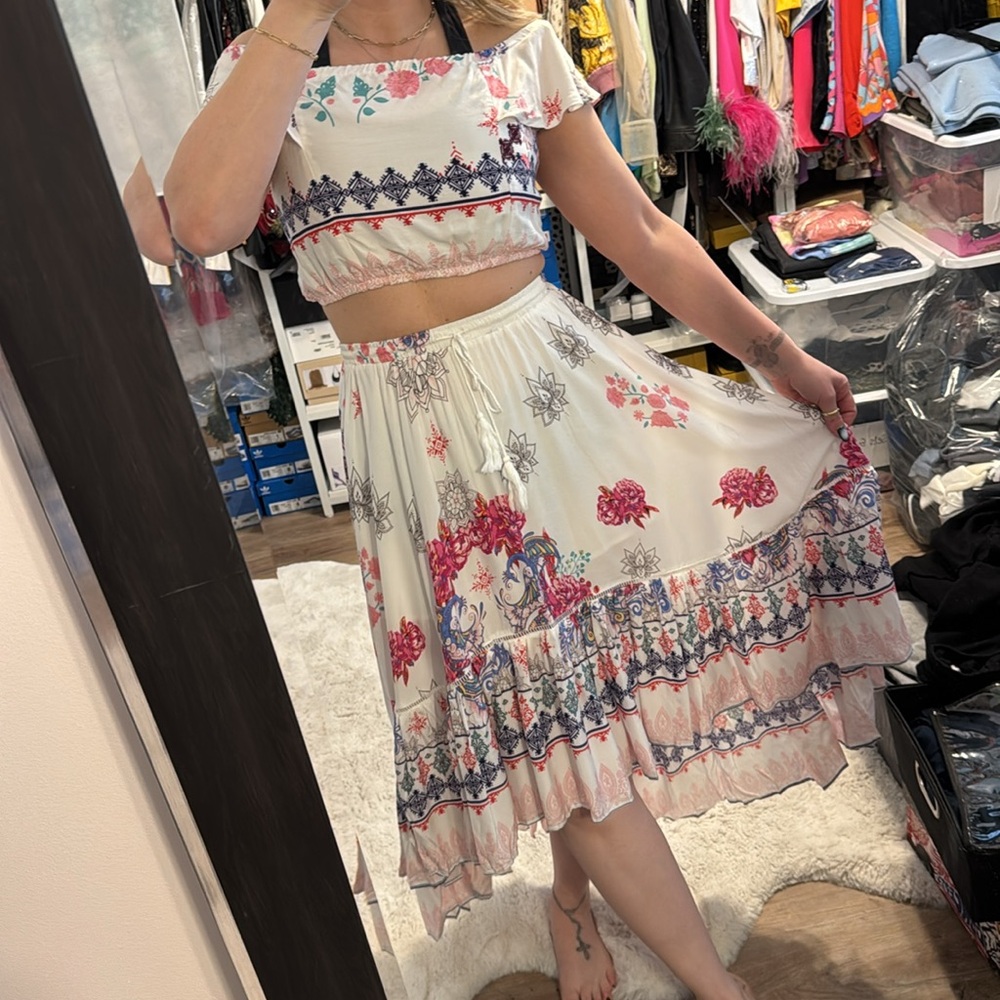 Spell Style Ruffle Boho Skirt Set - Picture 13 of 15